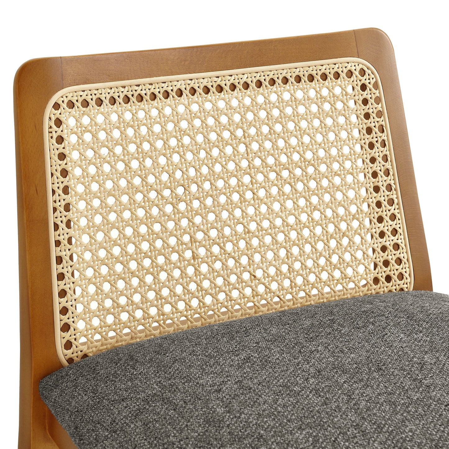 Monarch Wood and Rattan Bar and Counter Stool by Modway