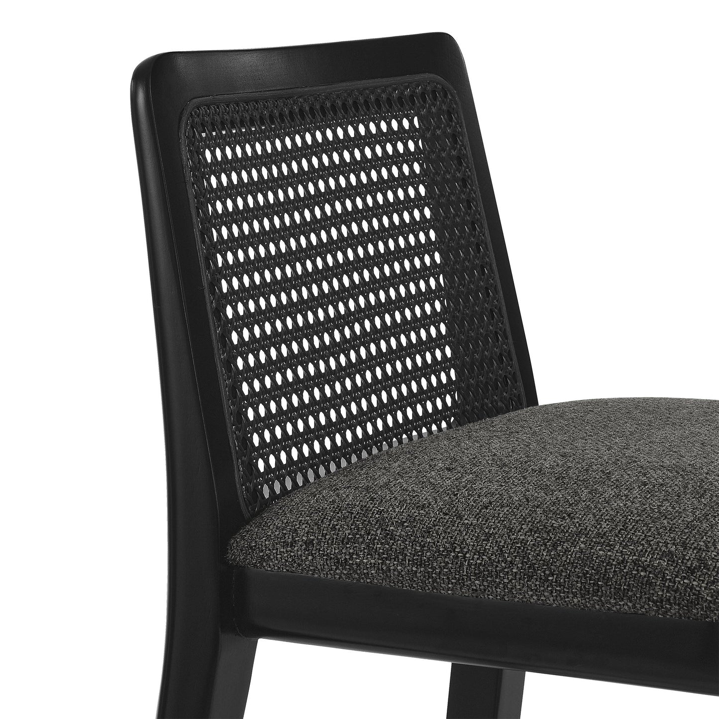 Monarch Wood and Rattan Bar and Counter Stool by Modway