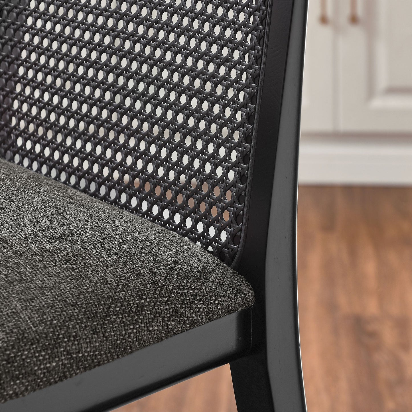 Monarch Wood and Rattan Bar and Counter Stool by Modway