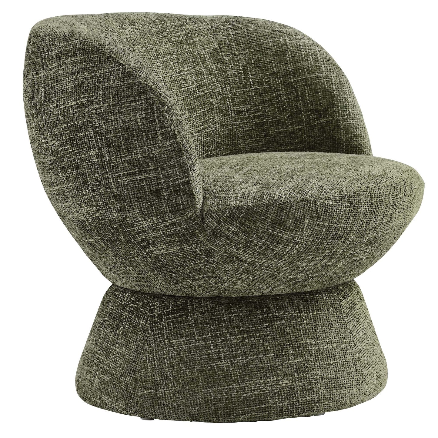 Vesta Chenille Fabric Upholstered Swivel Chair by Modway EEI-6863-BAS