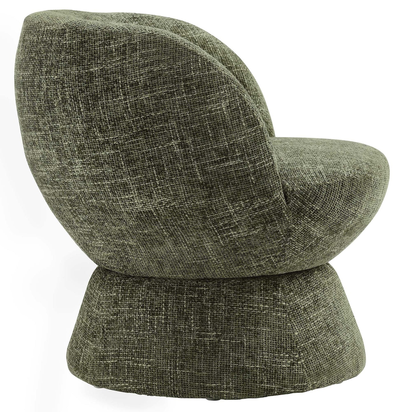 Vesta Chenille Fabric Upholstered Swivel Chair by Modway EEI-6863-BAS