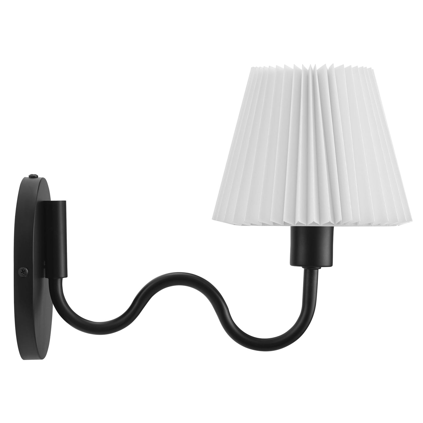 Wave Squiggle Arm Wall Sconce by Modway EEI-6873-BLK