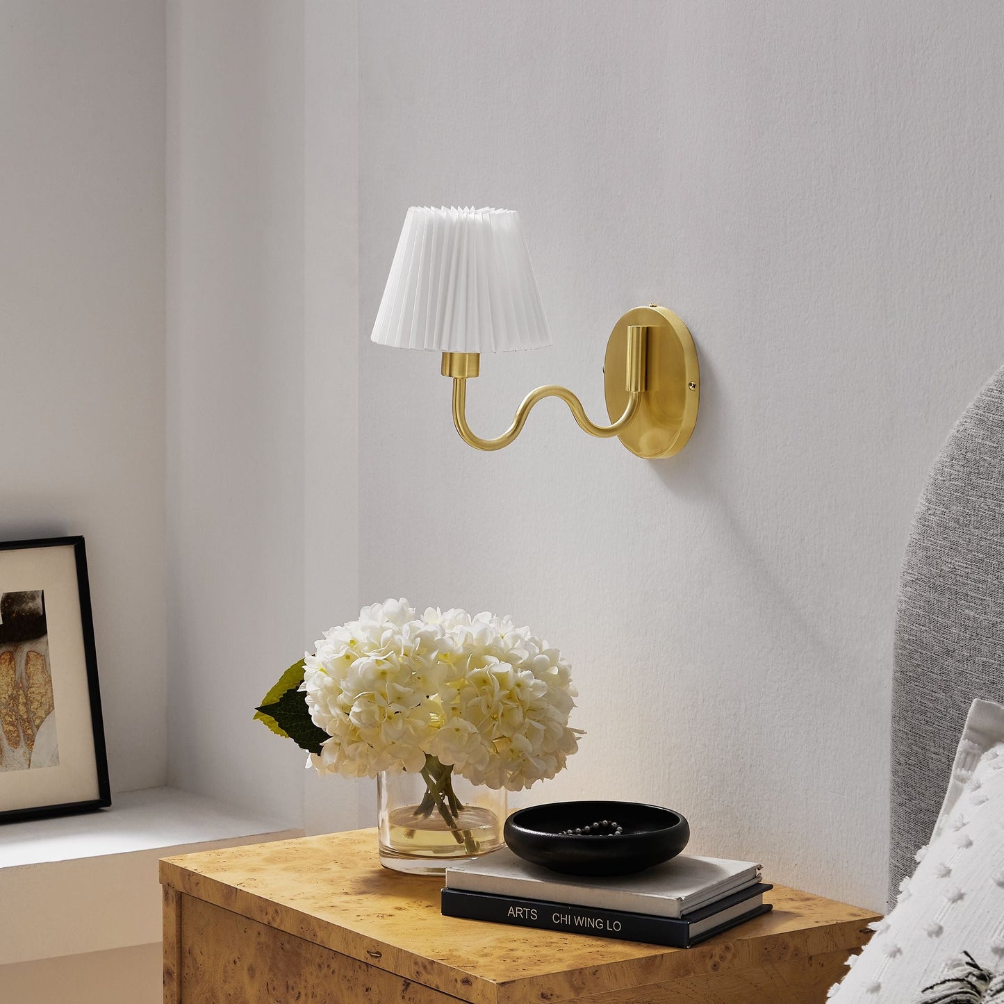 Wave Squiggle Arm Wall Sconce by Modway EEI-6873-BRA