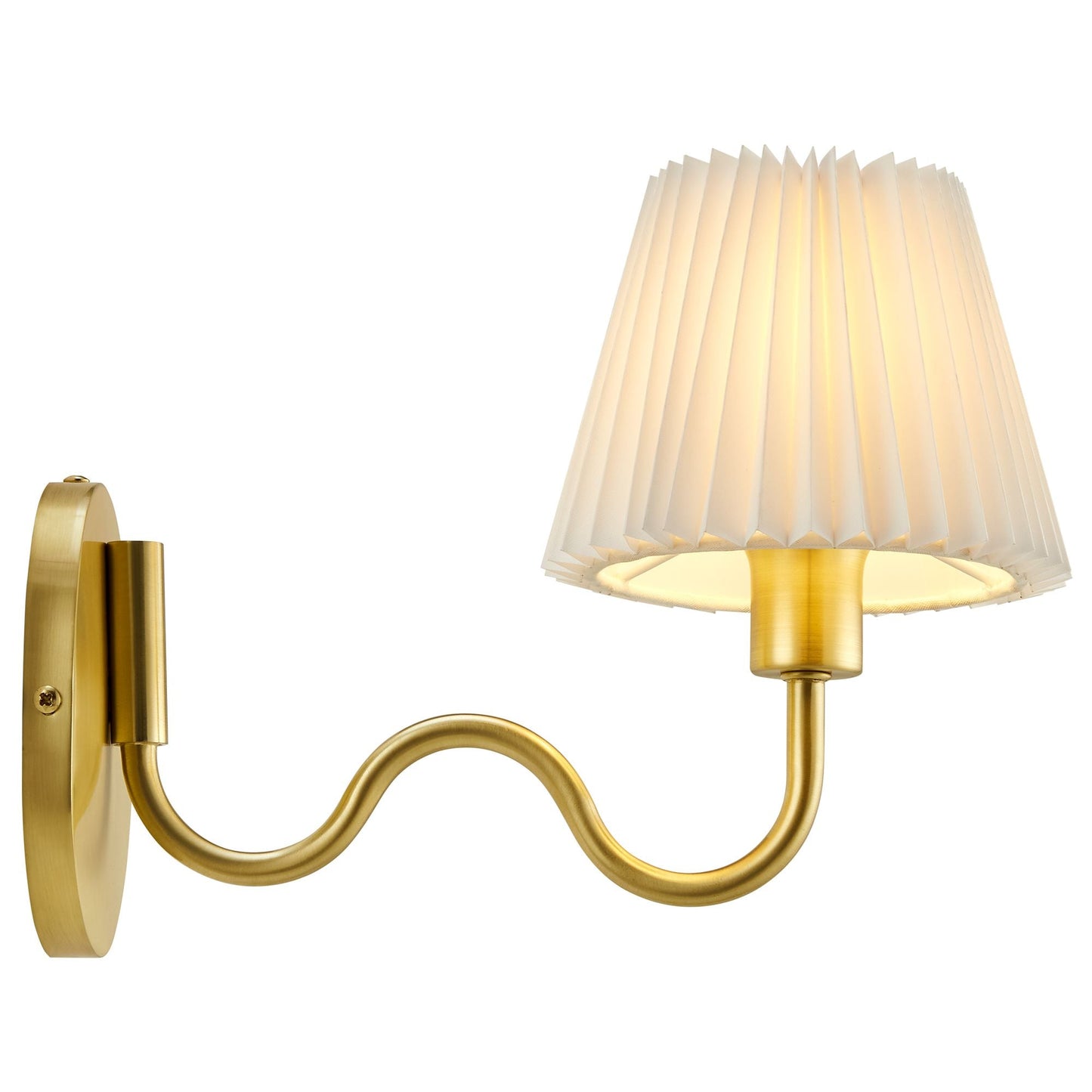 Wave Squiggle Arm Wall Sconce by Modway EEI-6873-BRA
