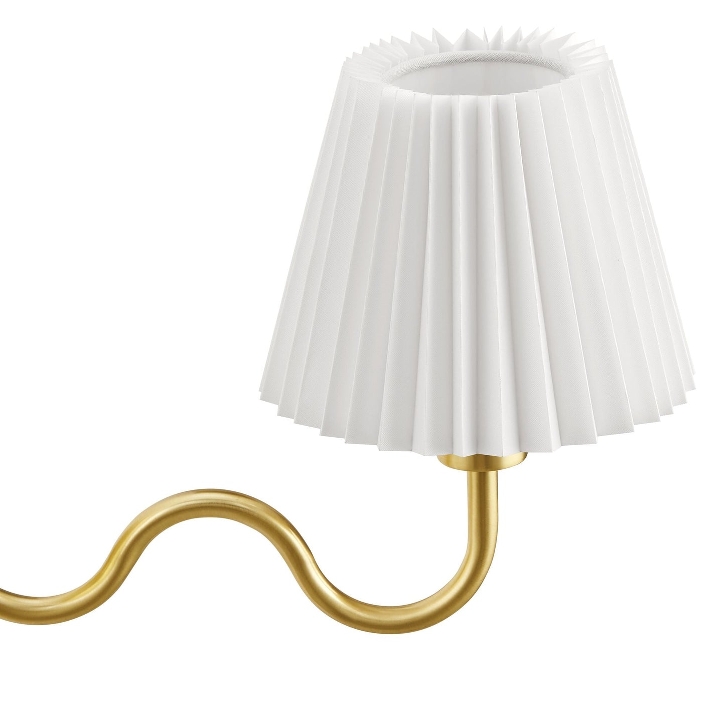 Wave Squiggle Arm Wall Sconce by Modway EEI-6873-BRA