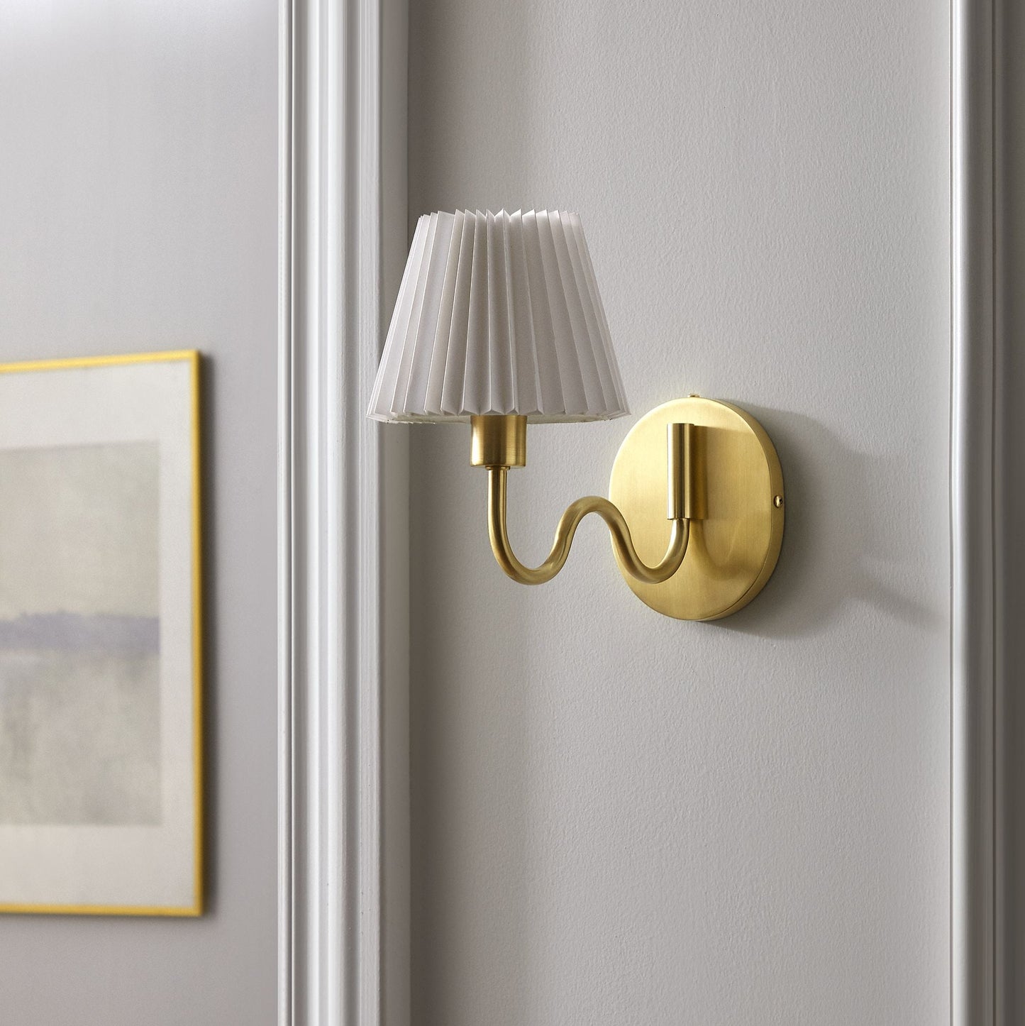 Wave Squiggle Arm Wall Sconce by Modway EEI-6873-BRA