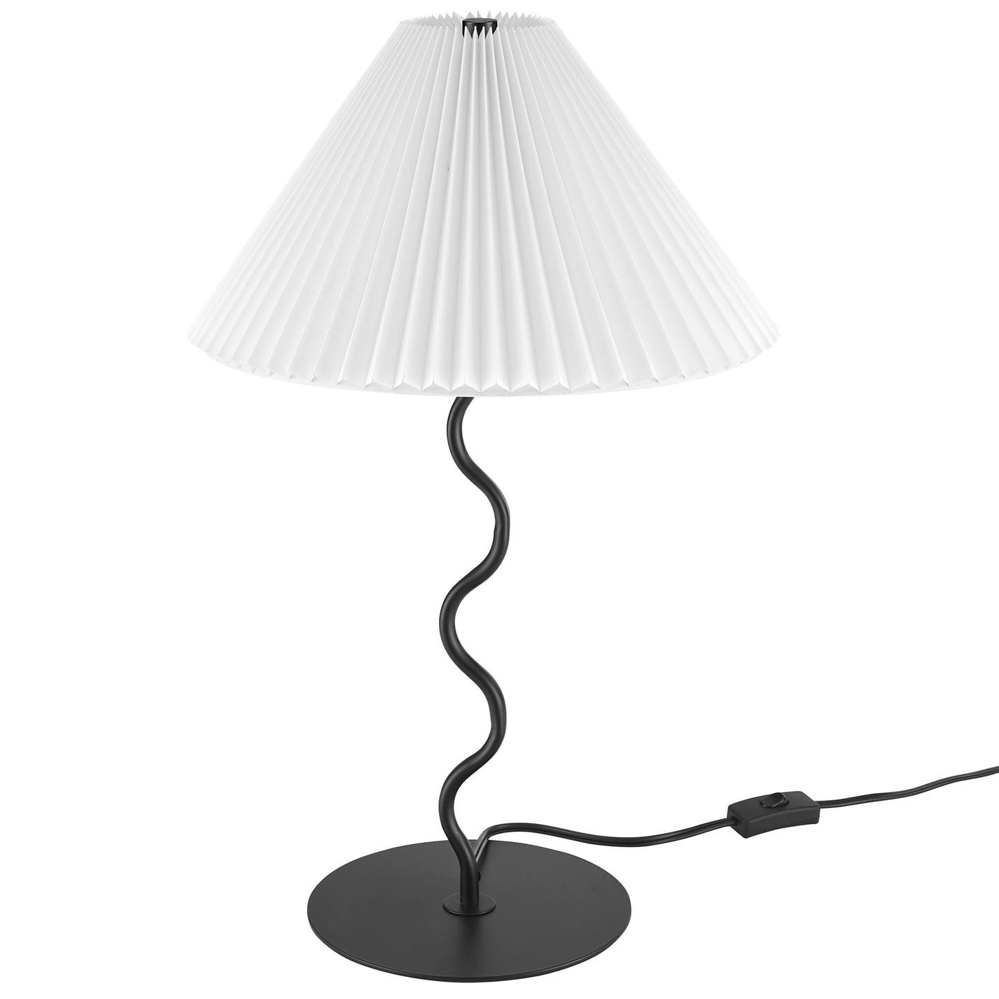 Wave Squiggle Table Lamp by Modway EEI-6876-BLK