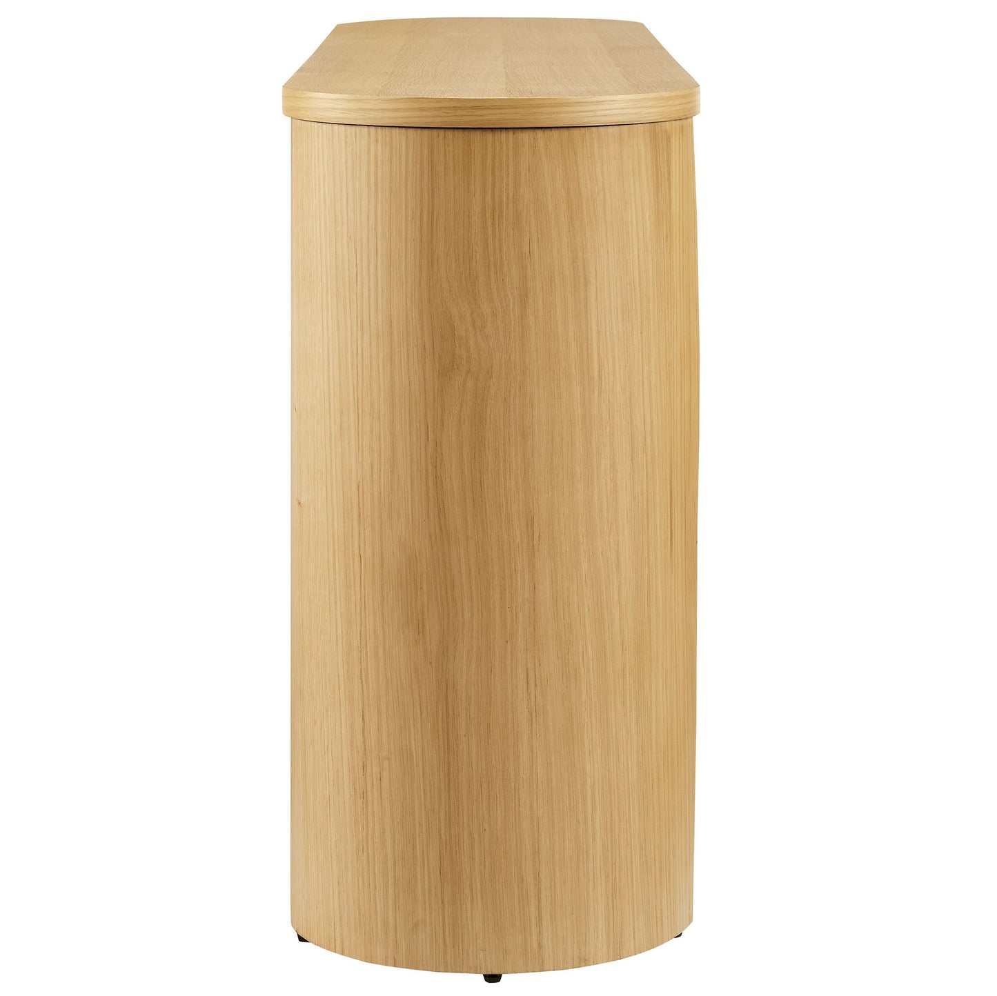 Aspect Oval Wood Entryway Console Table by Modway EEI-6912-OAK