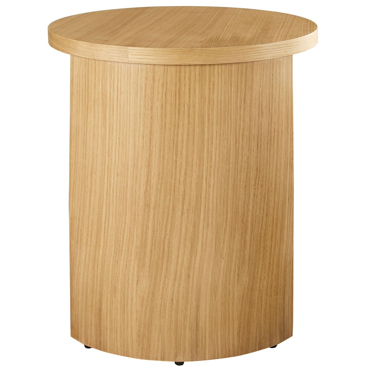 Aspect Round Wood End Table by Modway EEI-6913-OAK