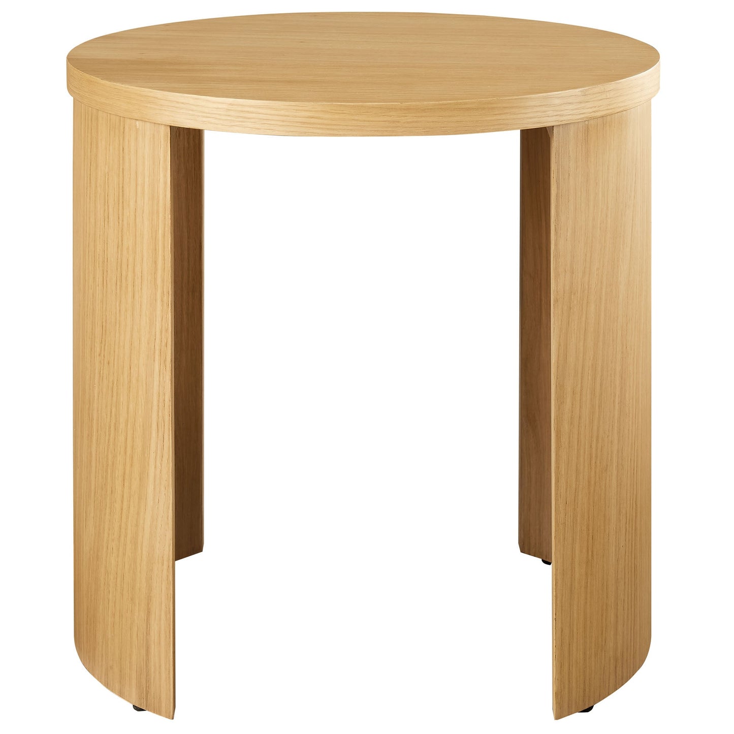 Aspect Round Wood End Table by Modway EEI-6913-OAK