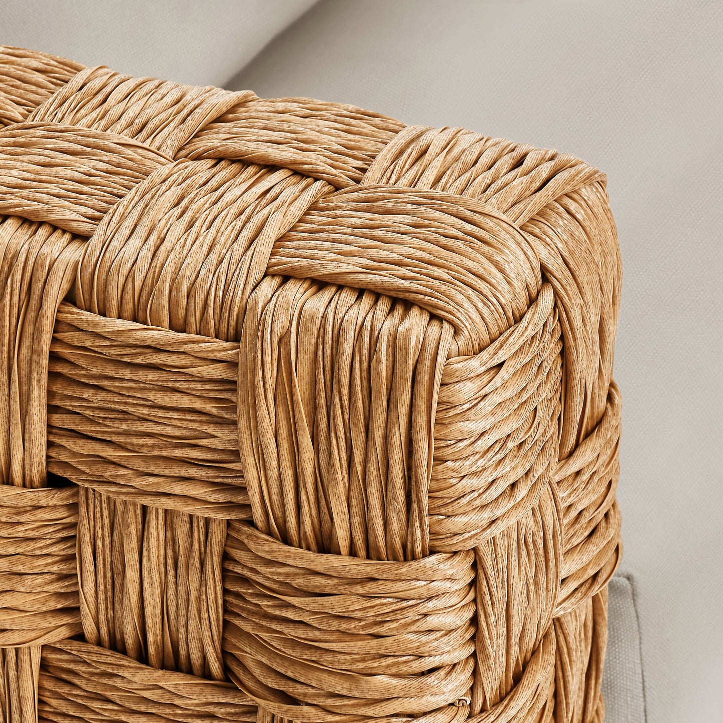 Thames Outdoor Patio Wicker Outdoor Patio Rattan Loveseat by Modway EEI-6924-NAT-LGR