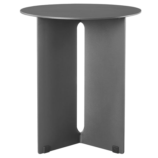 Tecton Outdoor Patio Aluminum Side Table by Modway EEI-6946-CHA
