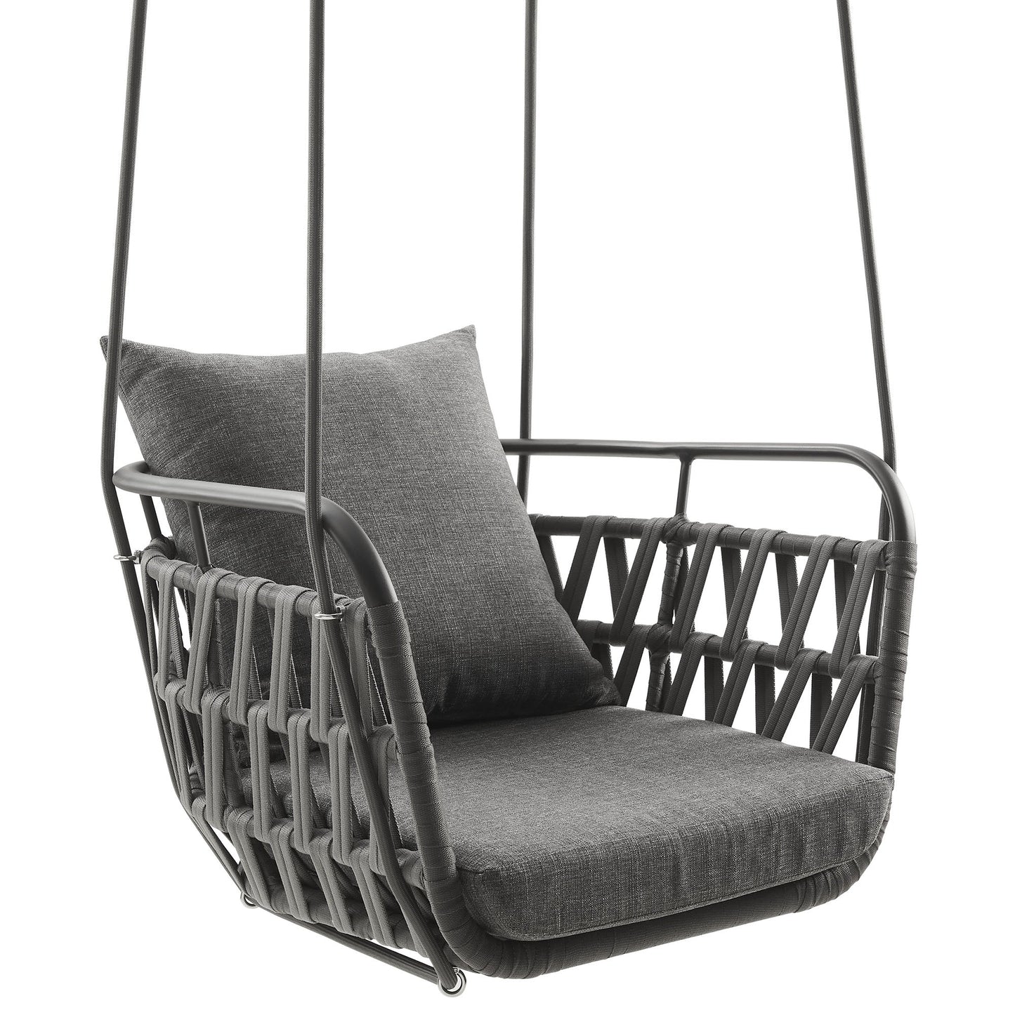Kaliah Outdoor Patio Aluminum Swing Chair by Modway EEI-6949-CHA-CHA