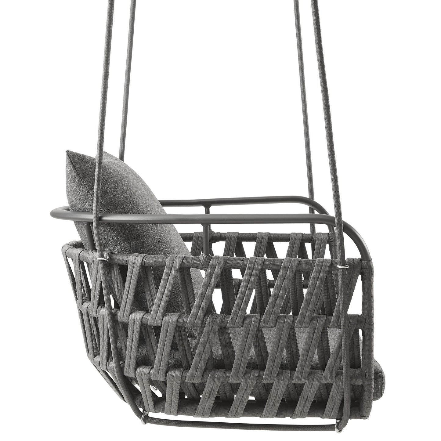 Kaliah Outdoor Patio Aluminum Swing Chair by Modway EEI-6949-CHA-CHA