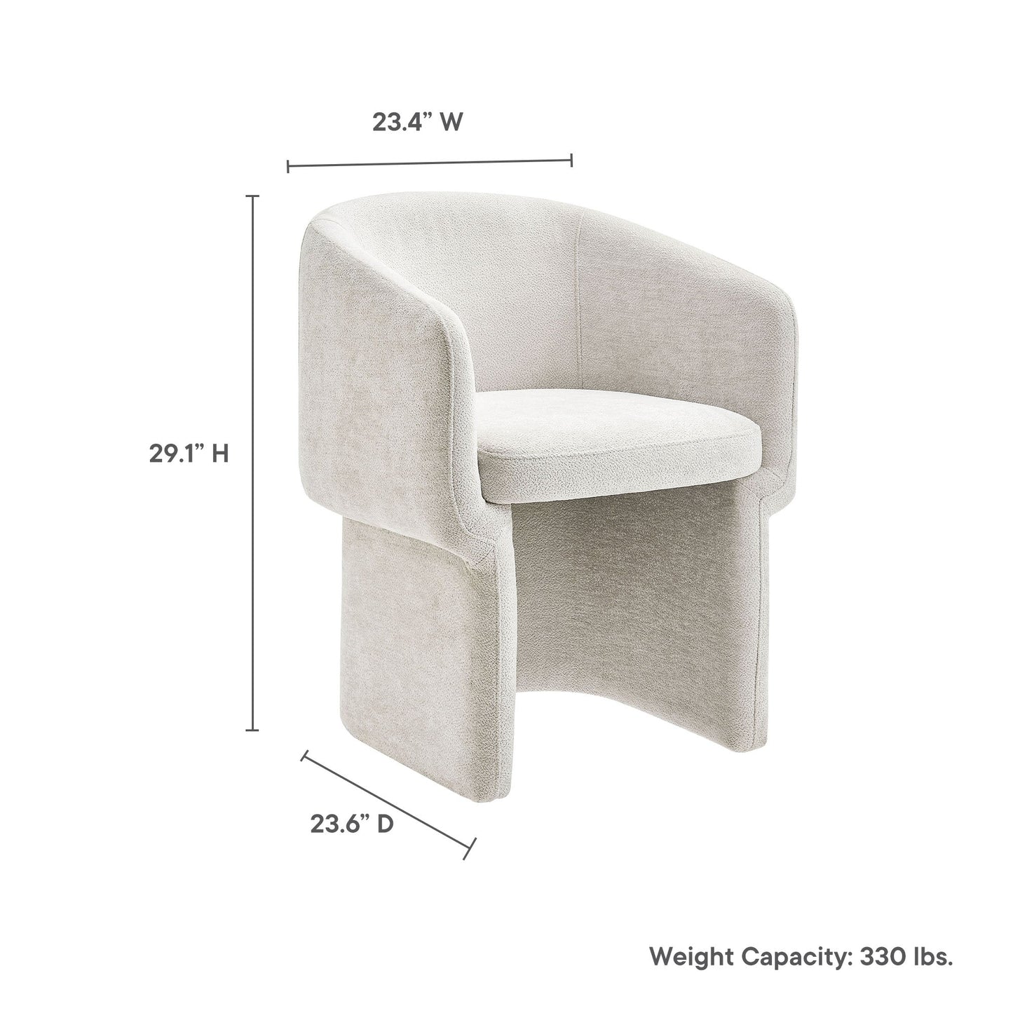Verity Chenille Dining Armchair by Modway EEI-6951