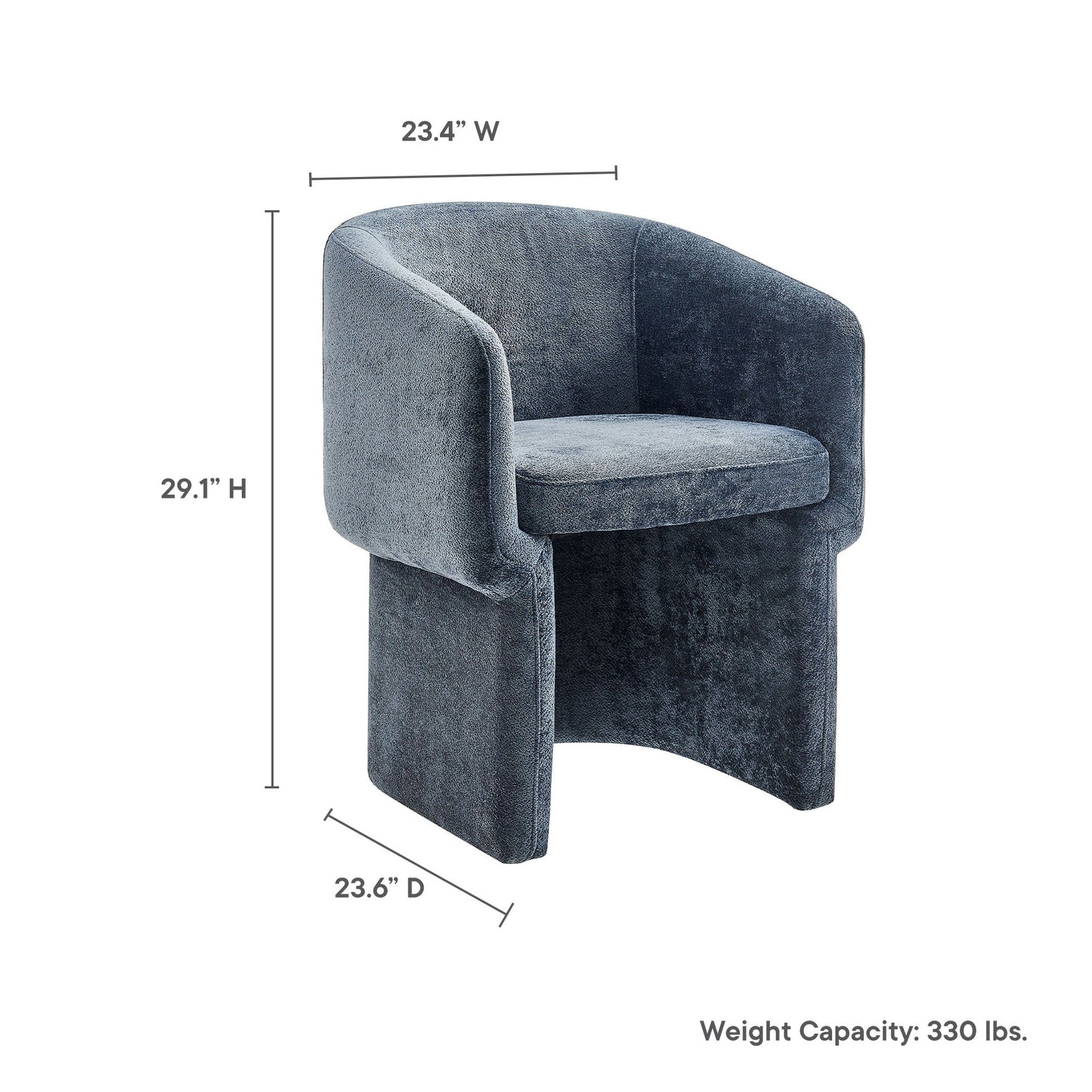 Verity Chenille Dining Armchair by Modway EEI-6951