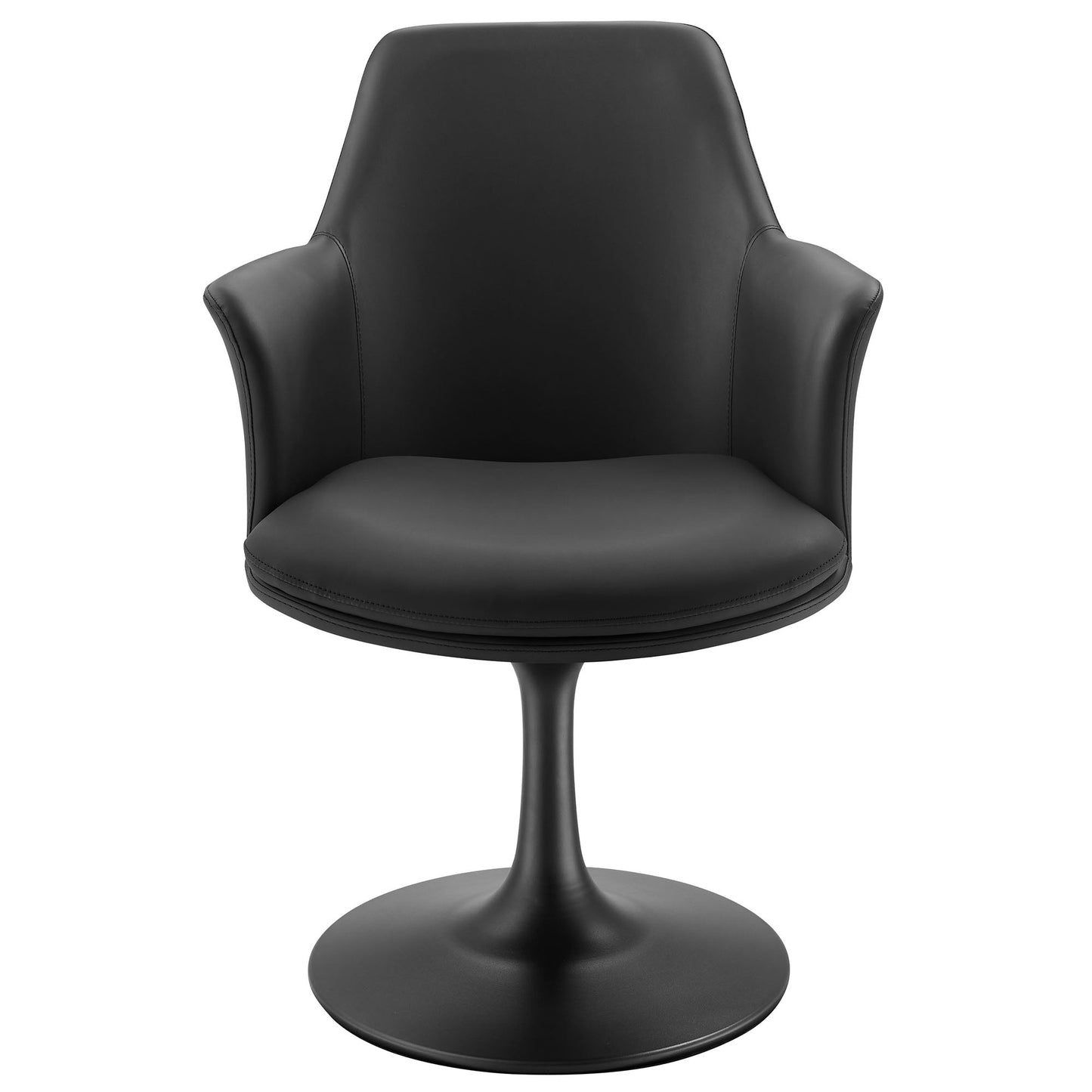 Lippa Vegan Leather Swivel Dining Armchair by Modway EEI-6958