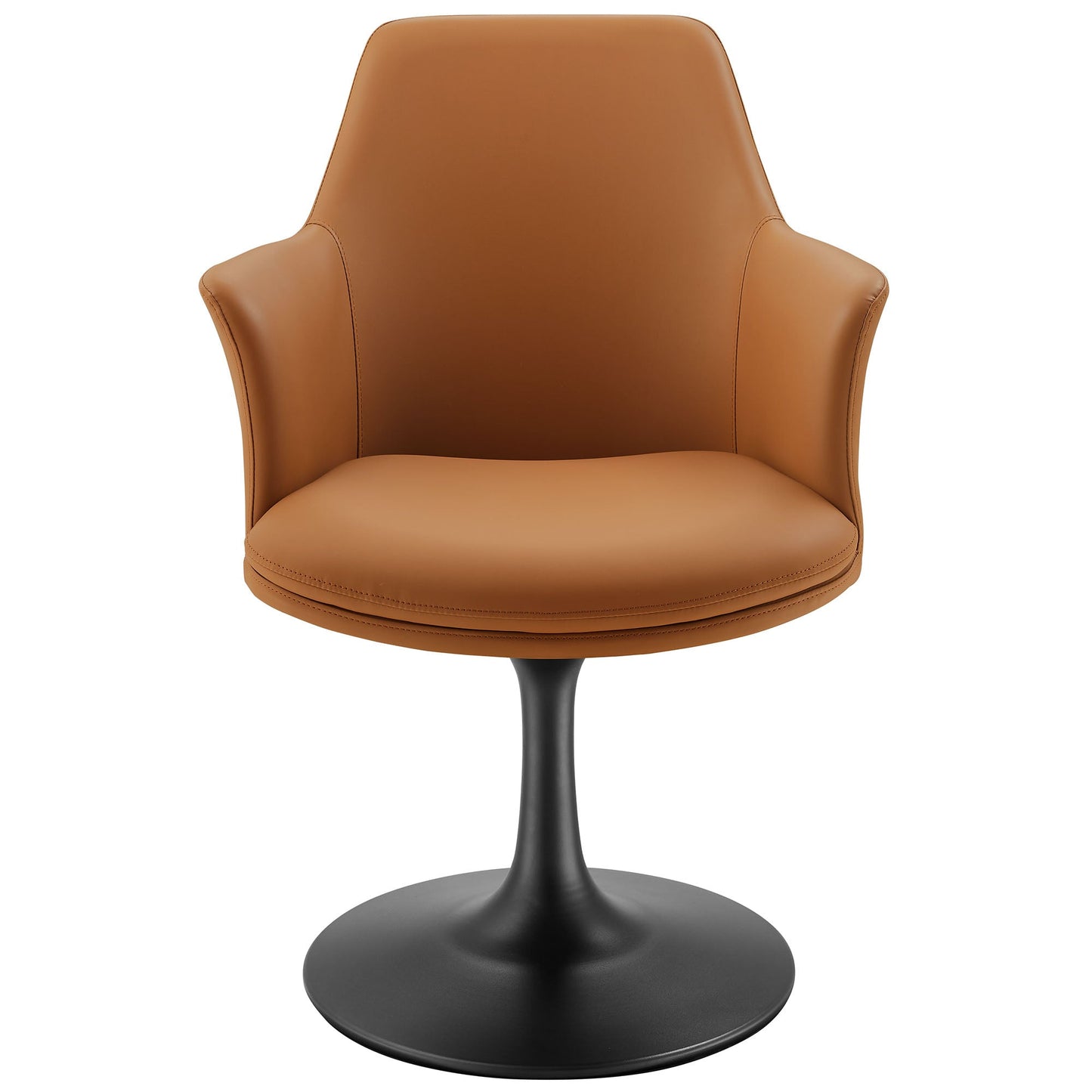 Lippa Vegan Leather Swivel Dining Armchair by Modway EEI-6958
