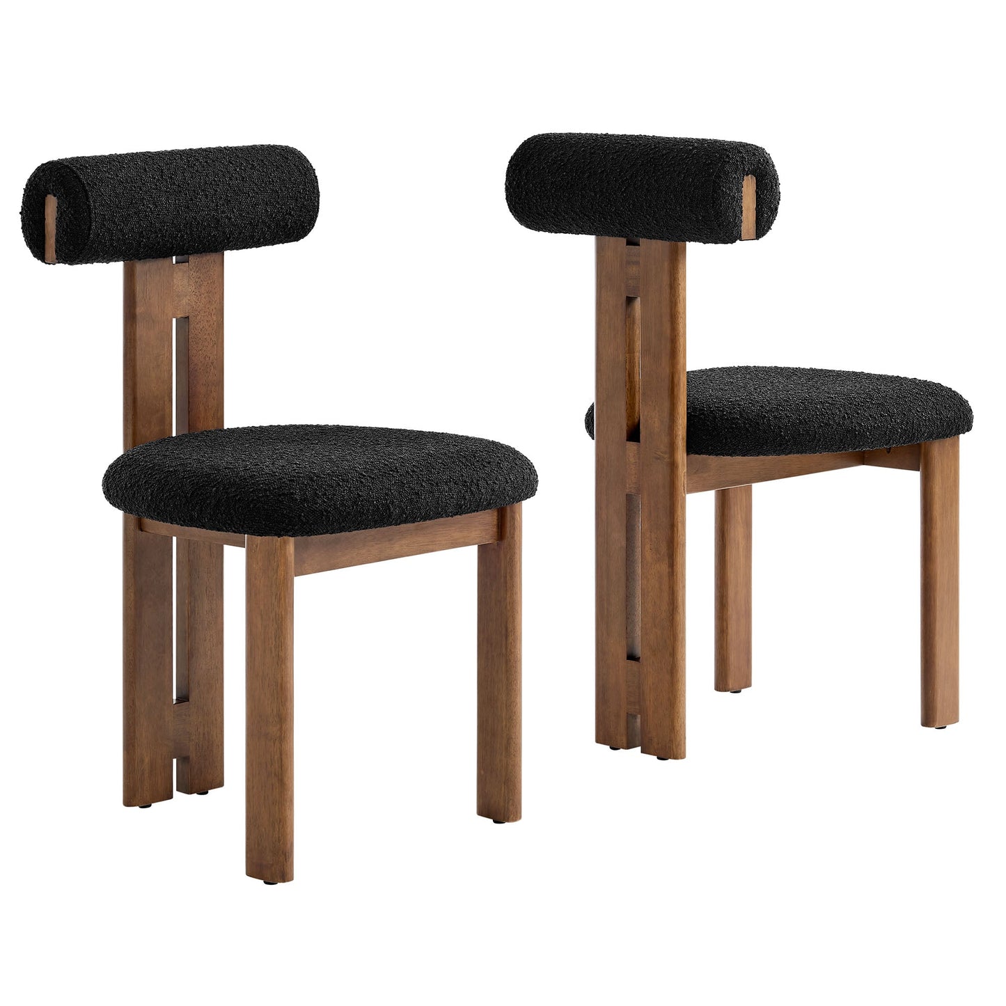 Torian Boucle Fabric Dining Chair Set of 2 by Modway EEI-6960