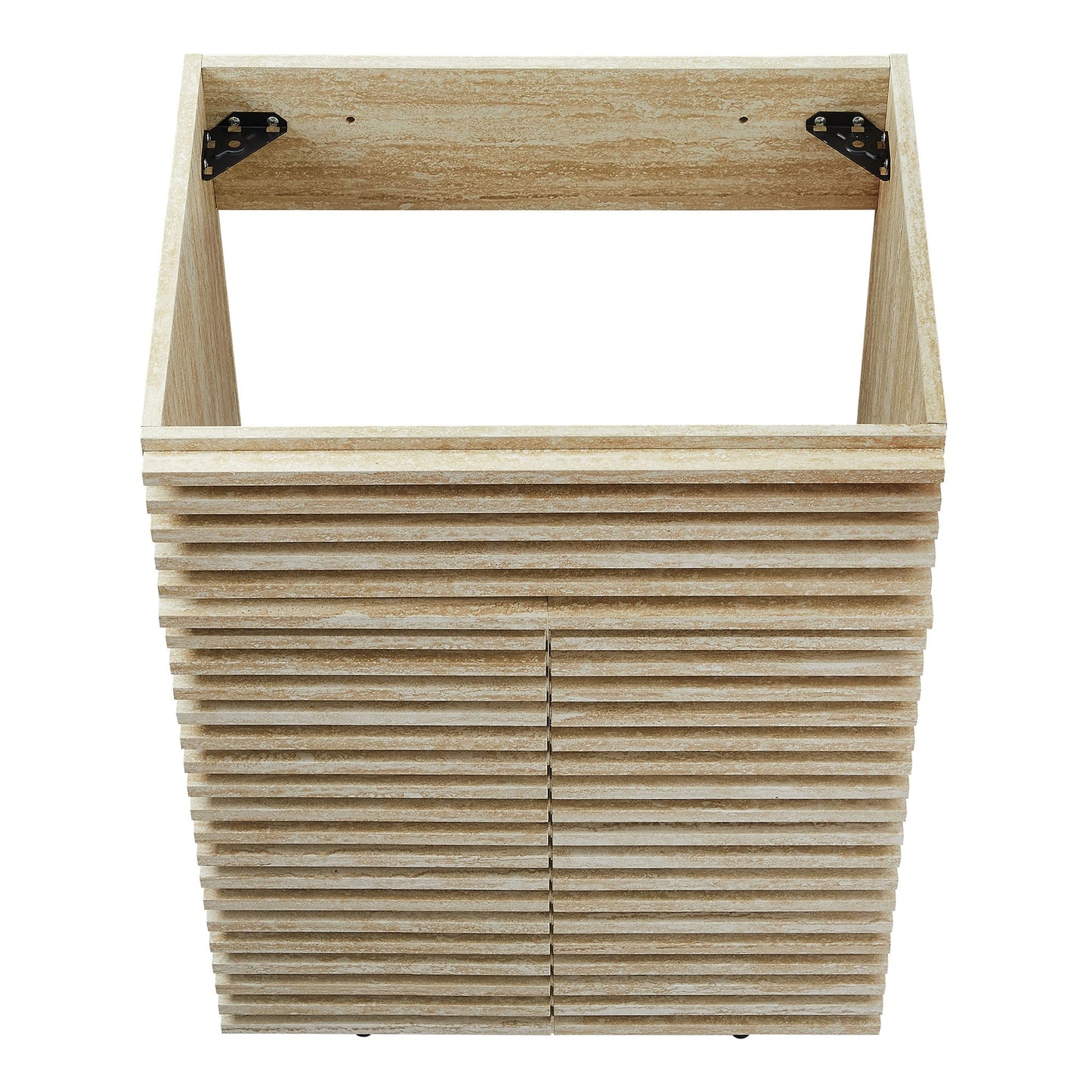 Render Faux Travertine Bathroom Vanity with Sink by Modway