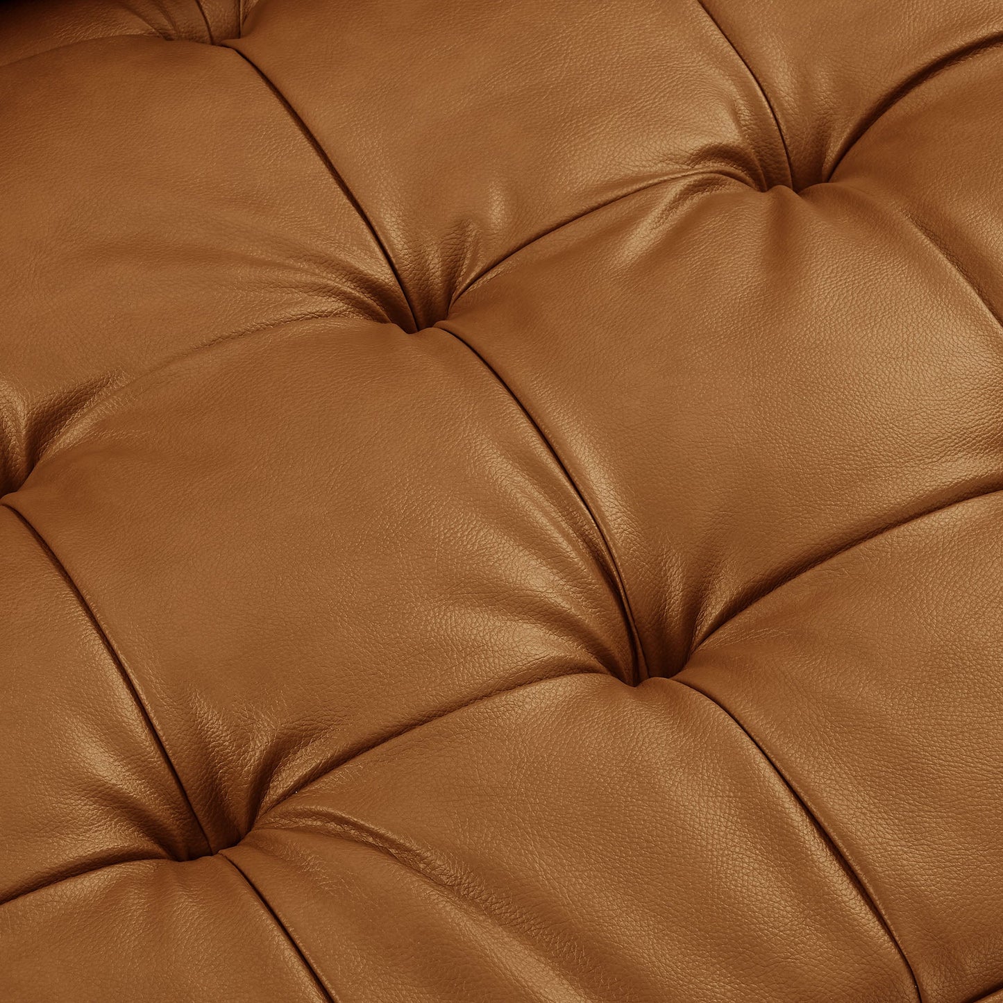 Valour Tufted Vegan Leather Loveseat by Modway EEI-6972-TAN