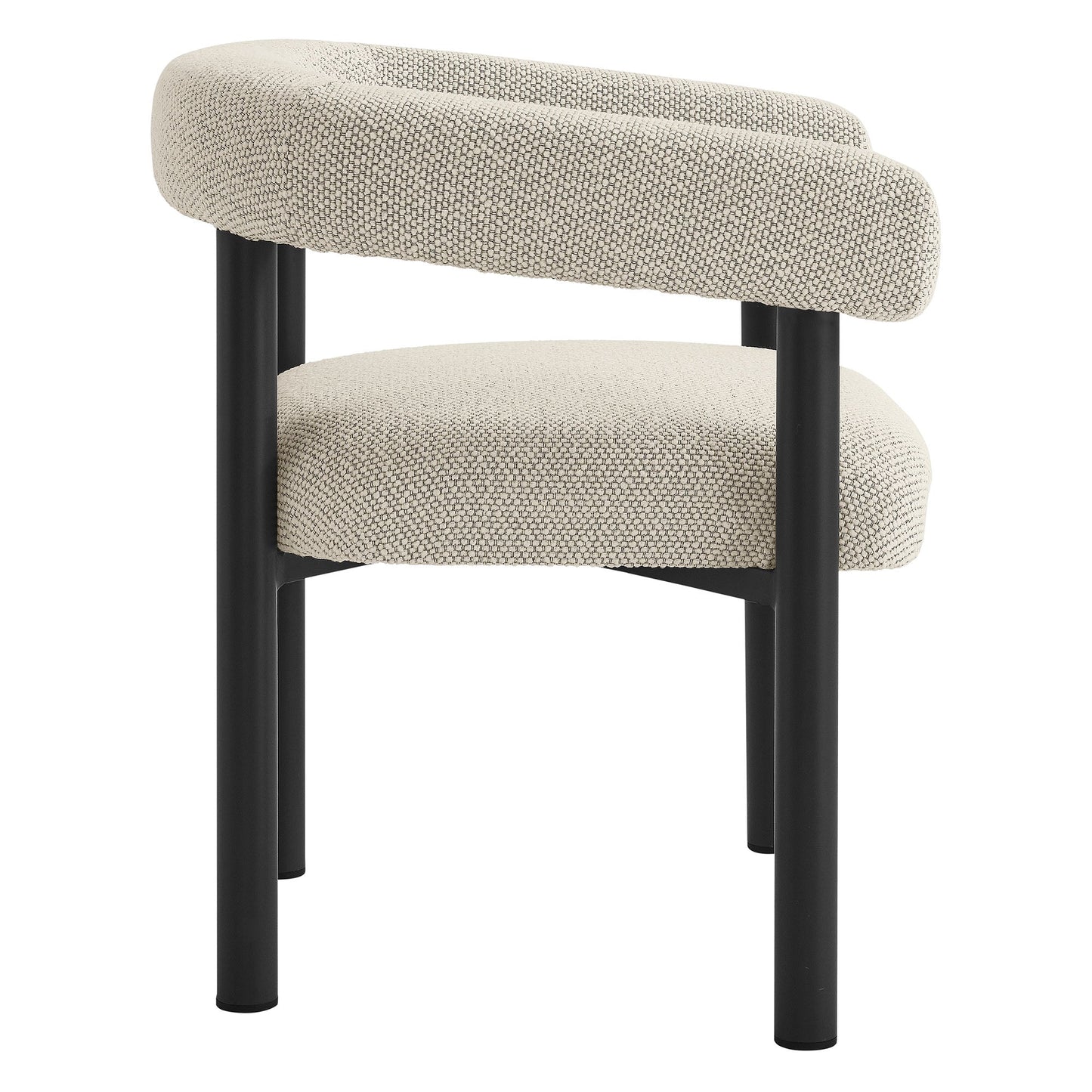 Nautica 5-Piece Round Outdoor Patio Aluminum Dining Table and Chairs Set by Modway