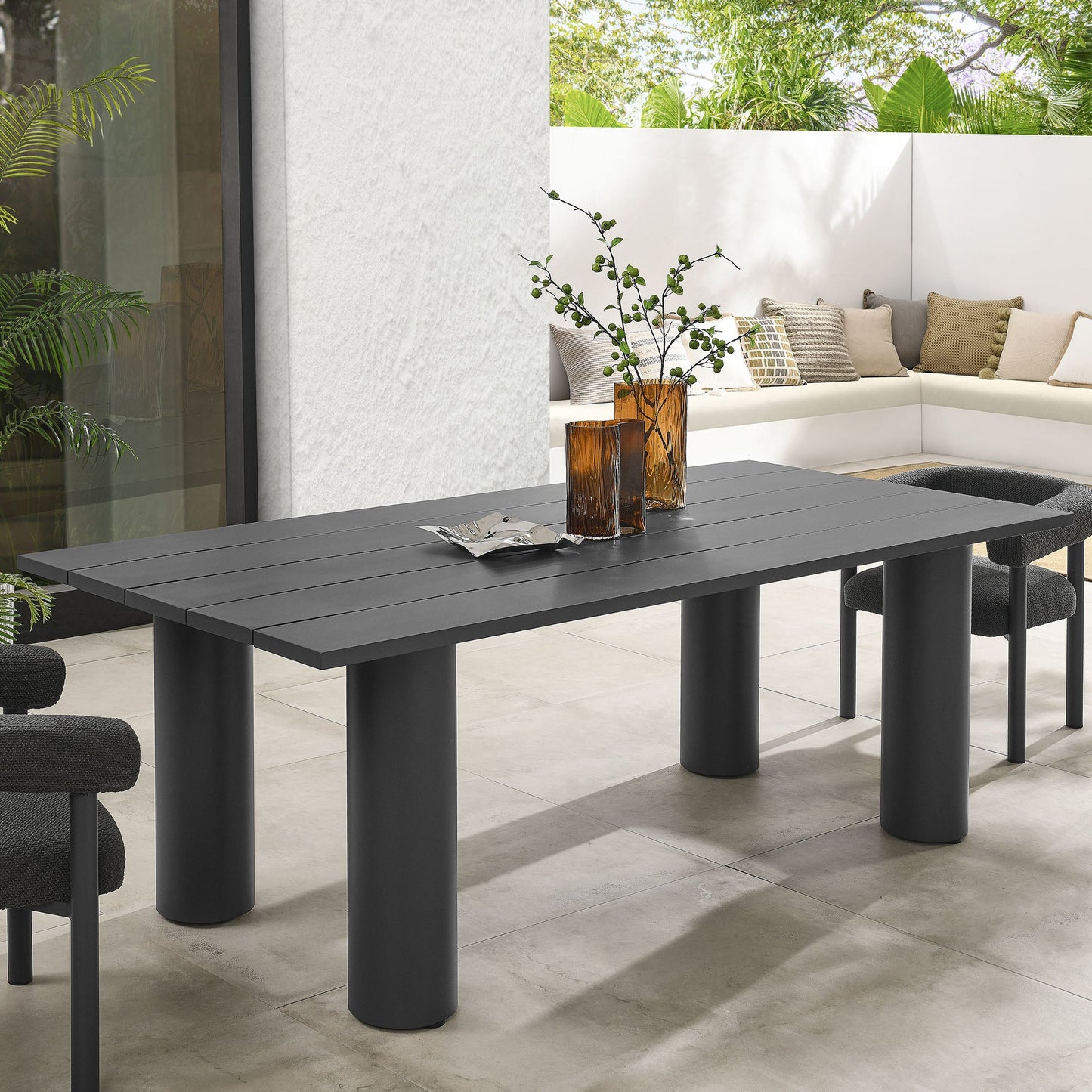 Nautica Outdoor Patio Aluminum Dining Table by Modway