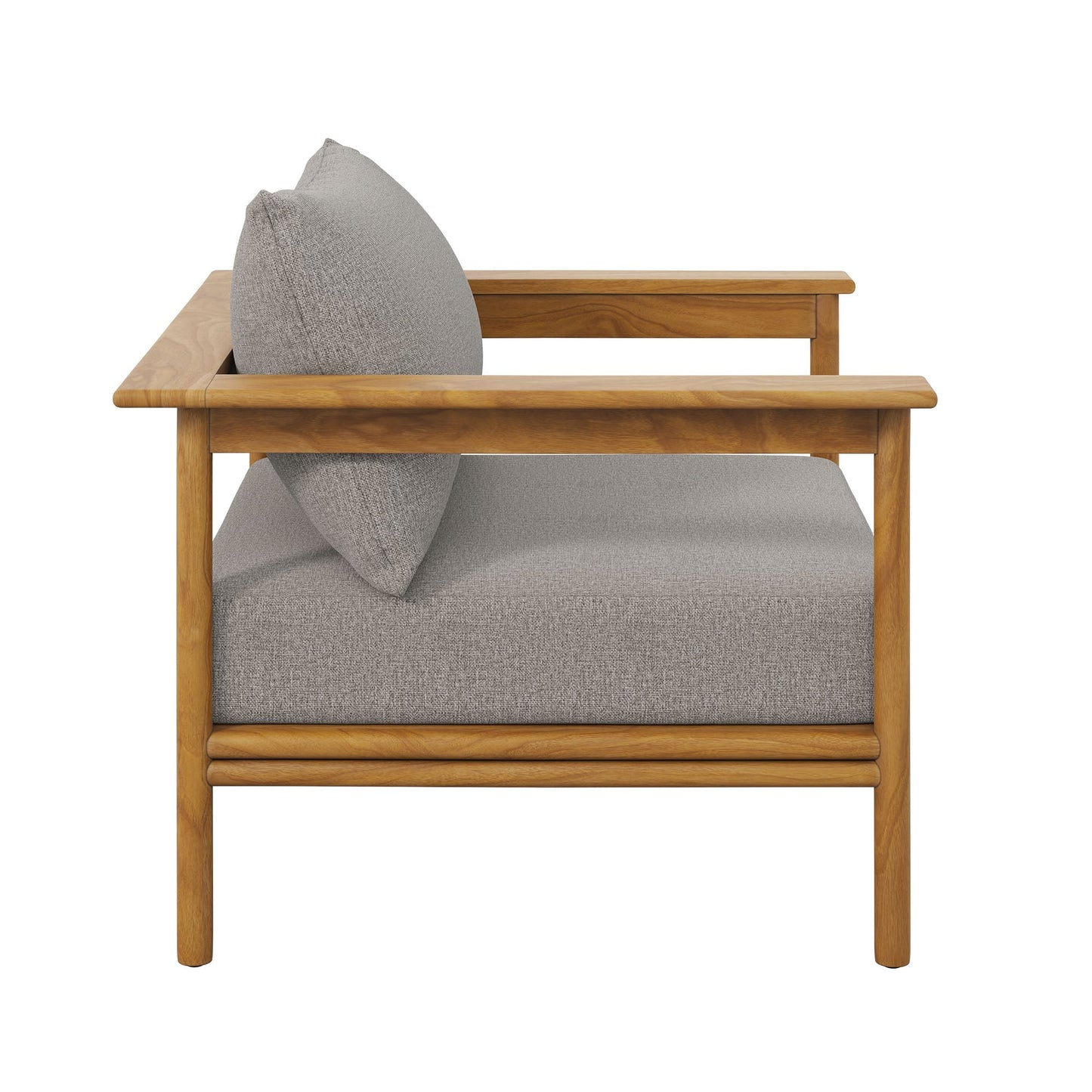 Wren Outdoor Patio Teak Wood Armchair by Modway EEI-7007-NAT-DRI