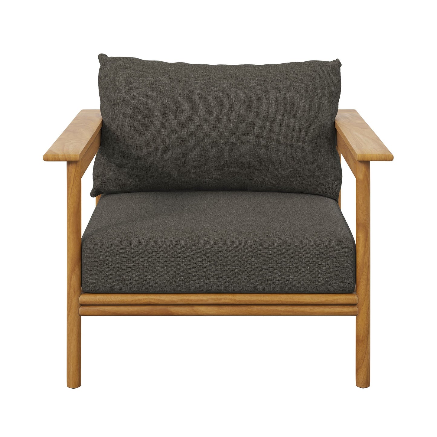 Wren Outdoor Patio Teak Wood Armchair by Modway EEI-7007-NAT-FLI