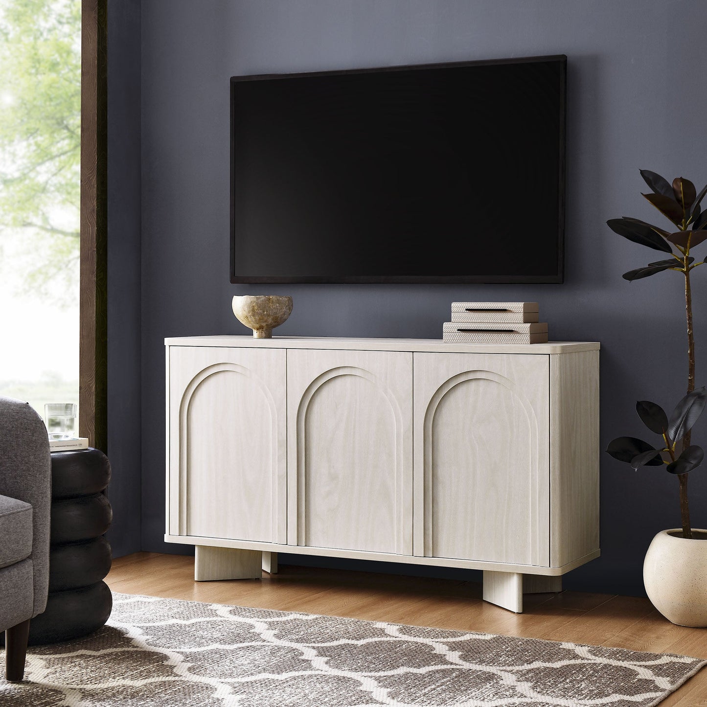 Flux Arched 3-Door Sideboard by Modway EEI-7039-WWA