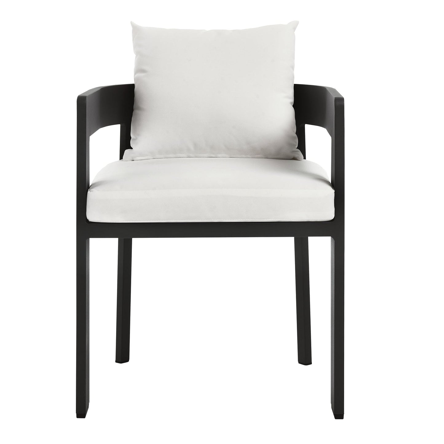 Tahoe 9-Piece Outdoor Patio Aluminum Dining Set by Modway EEI-7059-GRY-WHI-SET