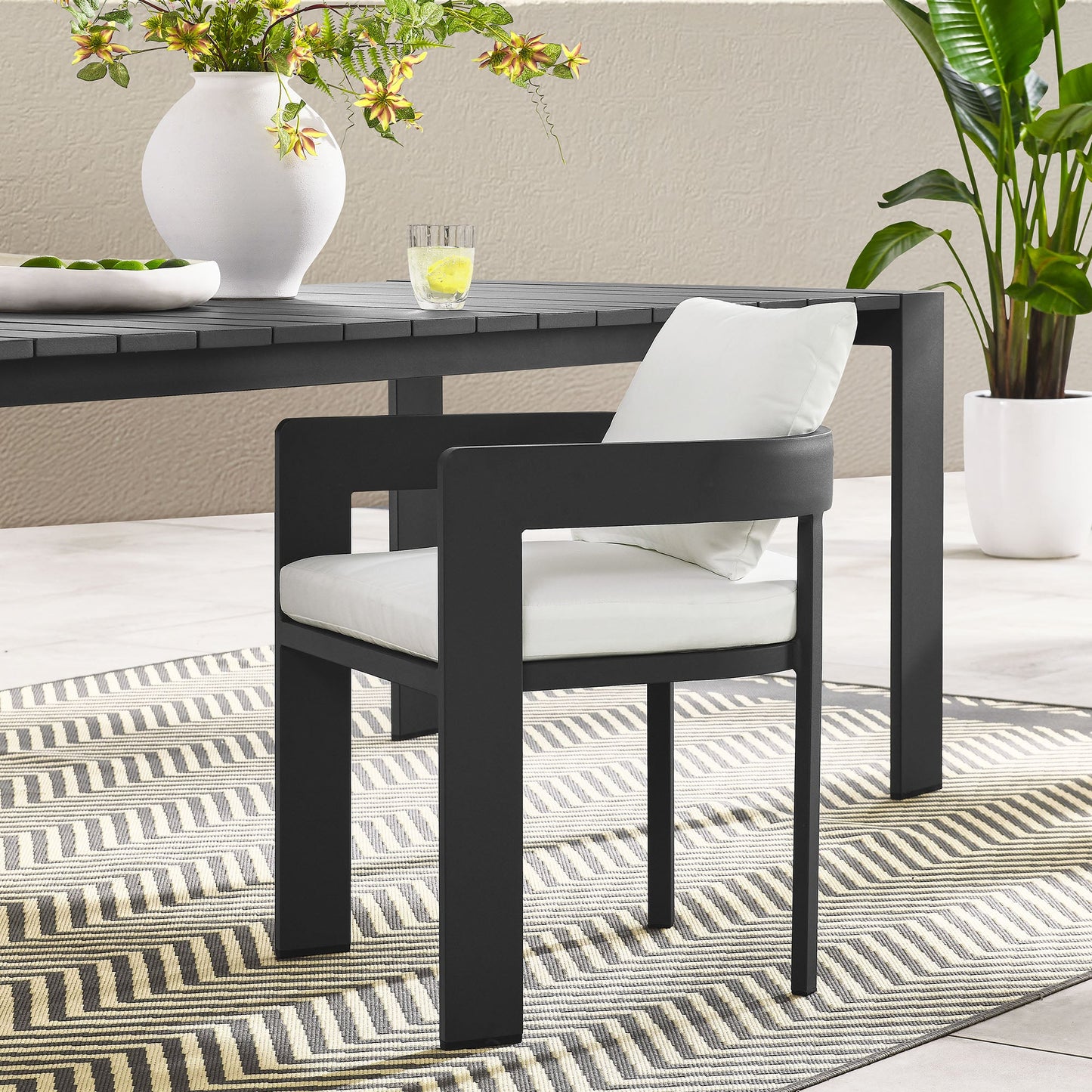 Tahoe Outdoor Patio Aluminum Dining Chair by Modway