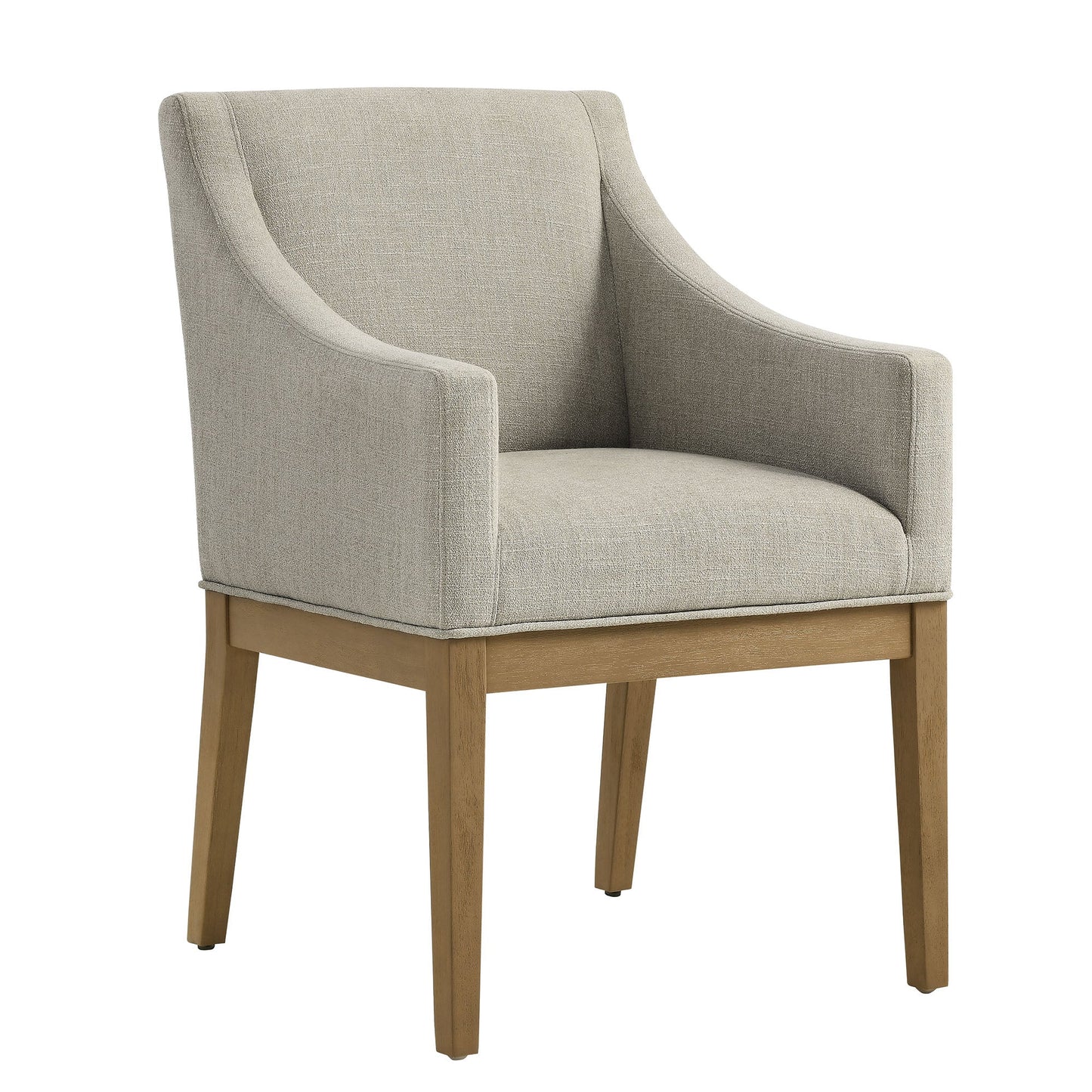 Alton Fabric Upholstered Dining Armchair by Modway EEI-7058-LIN-NAT