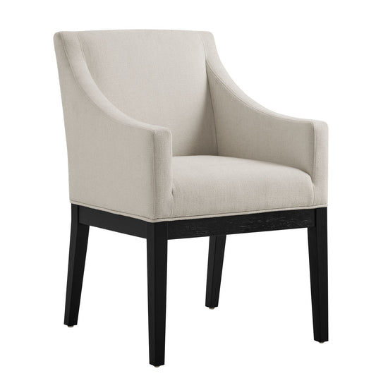 Alton Fabric Upholstered Dining Armchair by Modway EEI-7058-SAL-BLK