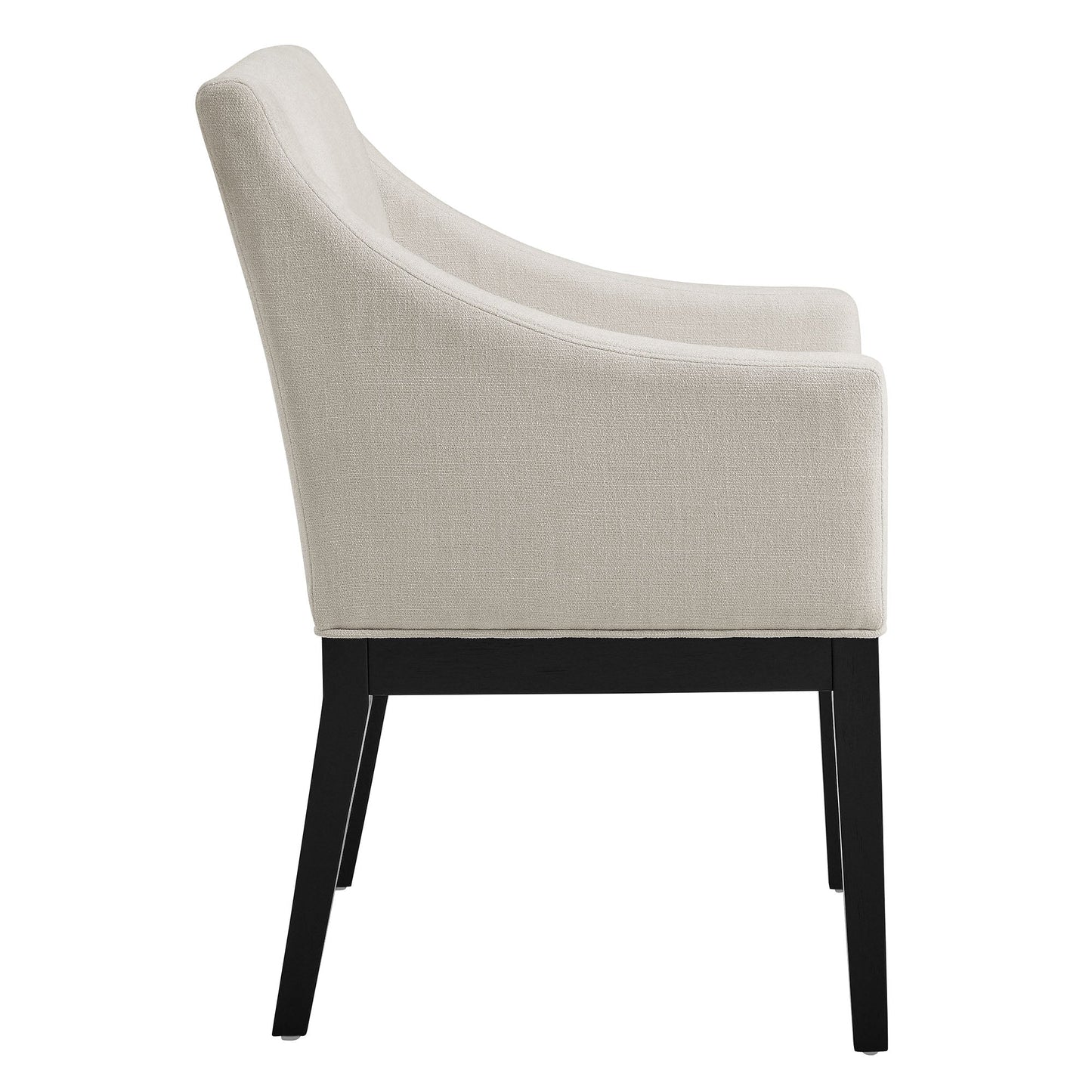 Alton Fabric Upholstered Dining Armchair by Modway EEI-7058-SAL-BLK
