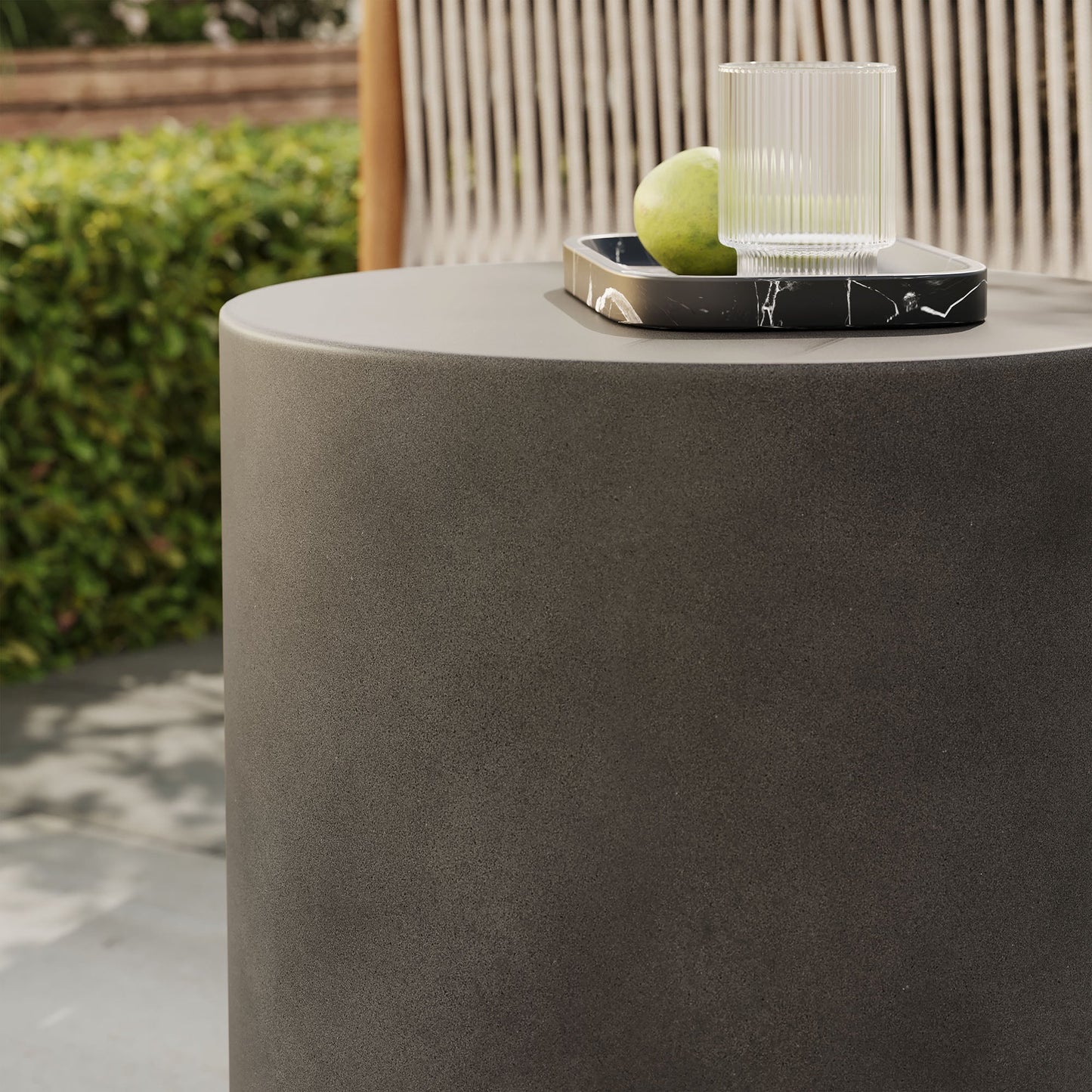 Brion Indoor - Outdoor Patio Concrete Stool by Modway EEI-7088