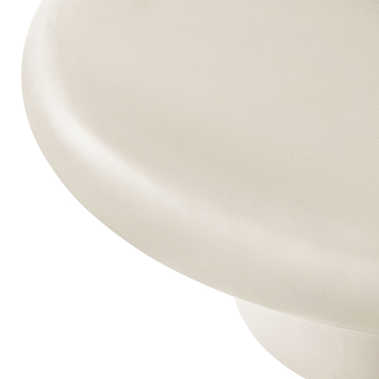 Argos Indoor - Outdoor Patio Concrete Round Coffee Table by Modway EEI-7092-WHI