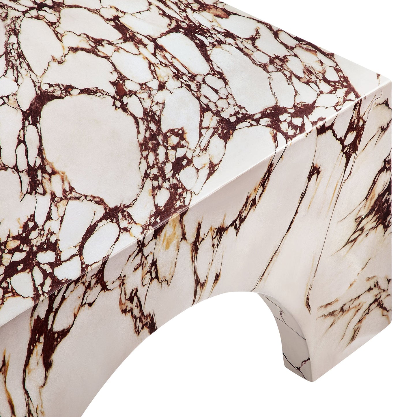 Valen Indoor - Outdoor Patio Arched Concrete Coffee Table by Modway EEI-7097