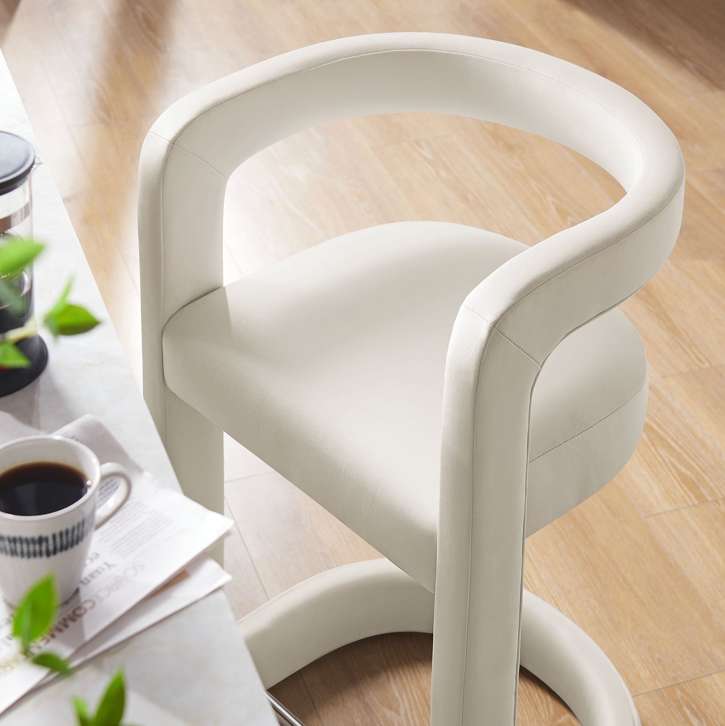 Winslow Performance Velvet Counter Stool by Modway EEI-7107-ALA