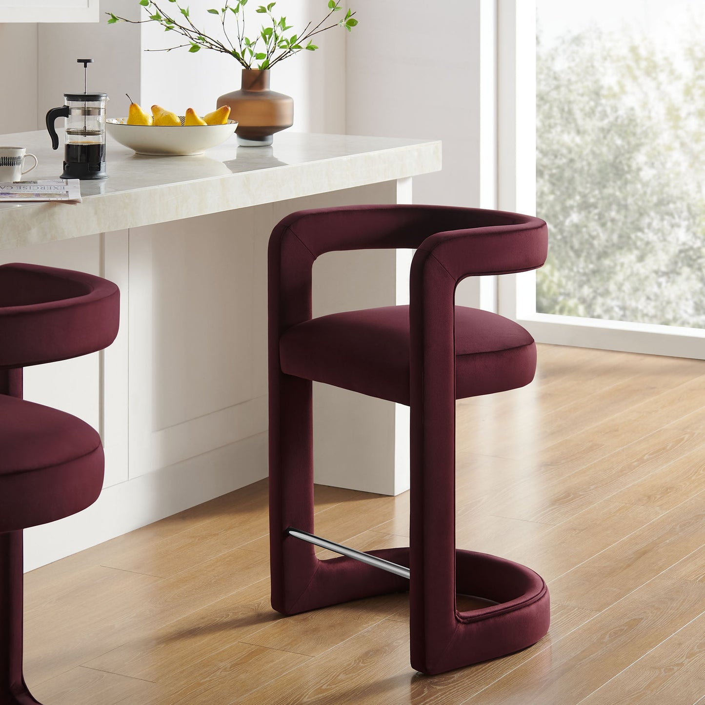Winslow Performance Velvet Counter Stool by Modway EEI-7107-MUL