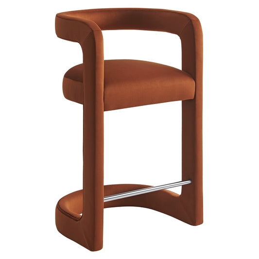 Winslow Performance Velvet Counter Stool by Modway EEI-7107-RUS
