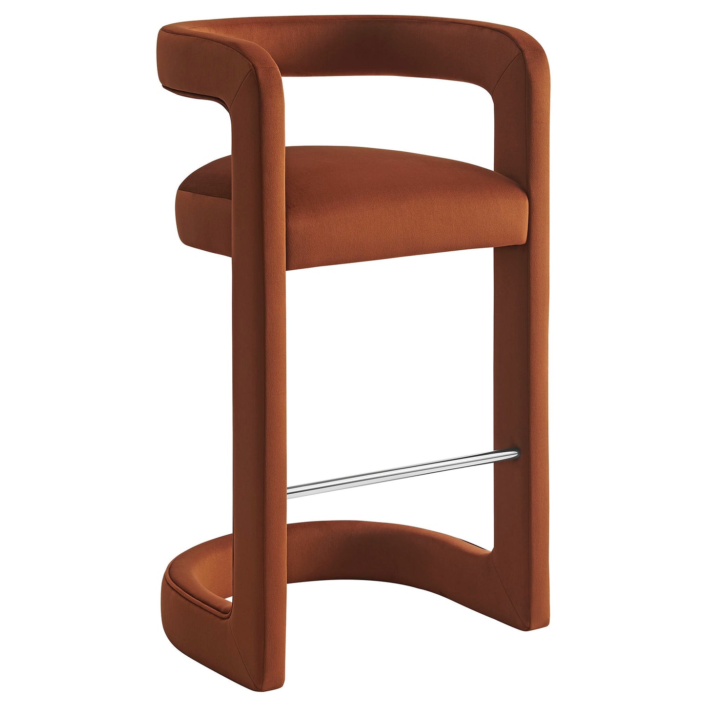 Winslow Performance Velvet Bar Stool by Modway EEI-7108-RUS