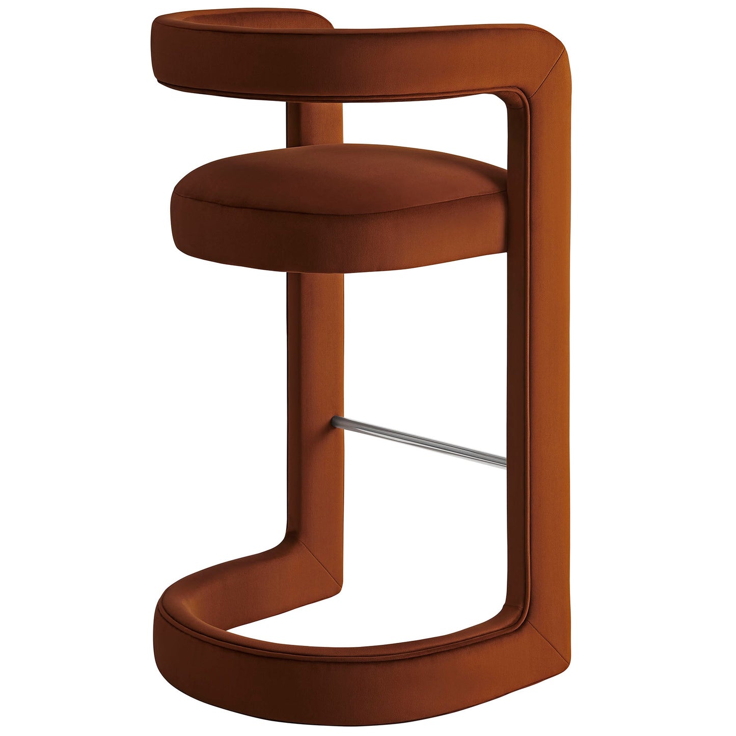 Winslow Performance Velvet Bar Stool by Modway EEI-7108-RUS