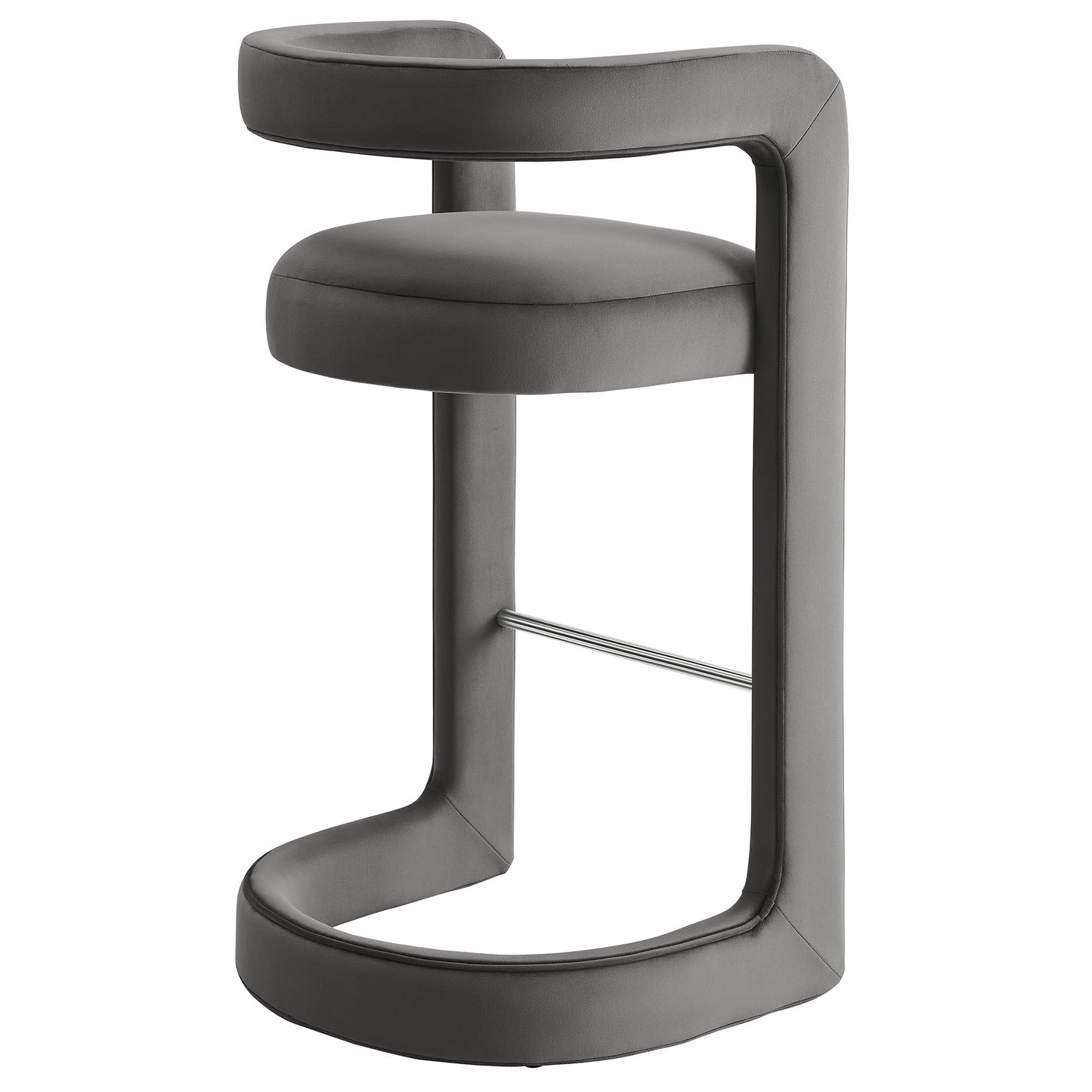 Winslow Performance Velvet Bar Stool by Modway EEI-7108-STG