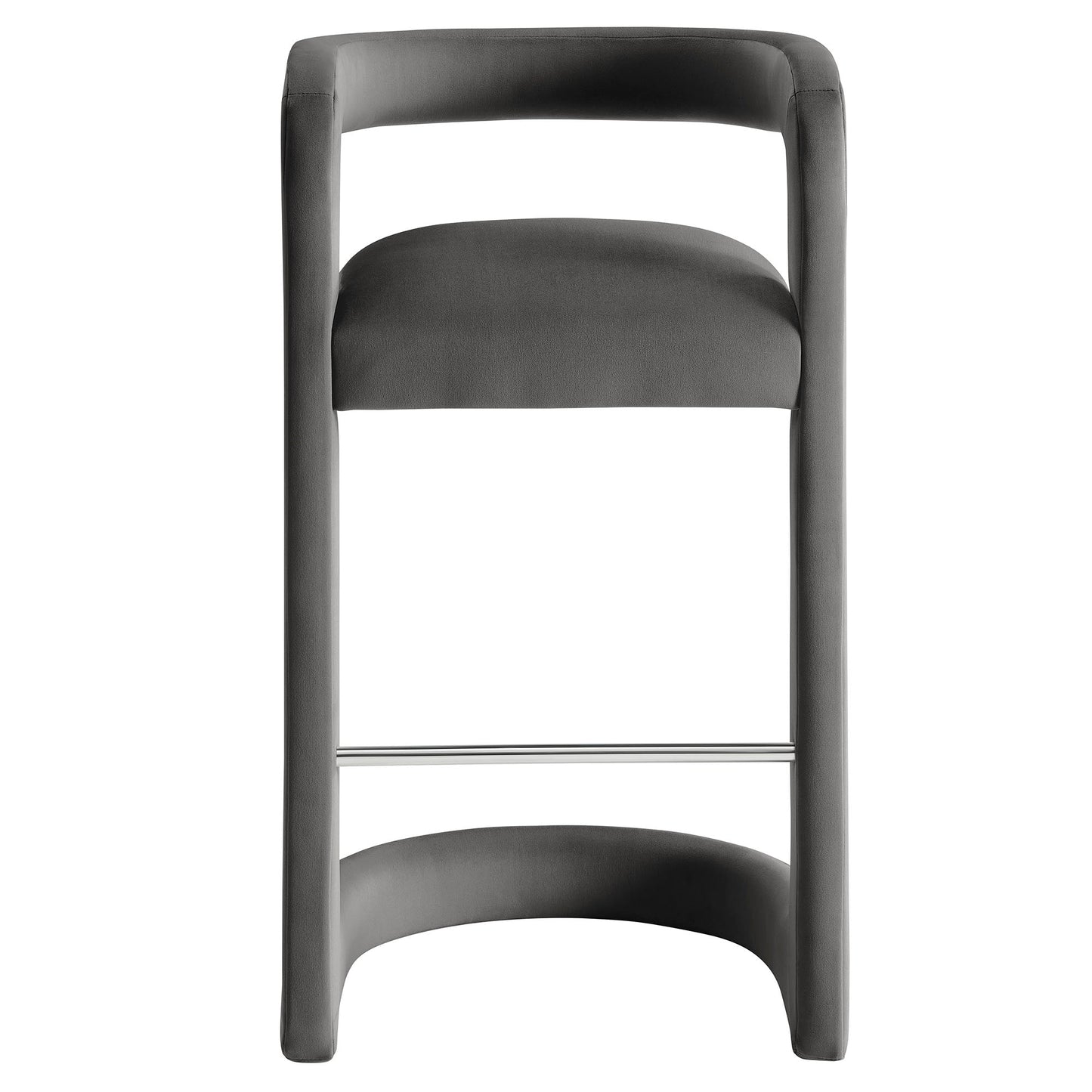 Winslow Performance Velvet Bar Stool by Modway EEI-7108-STG