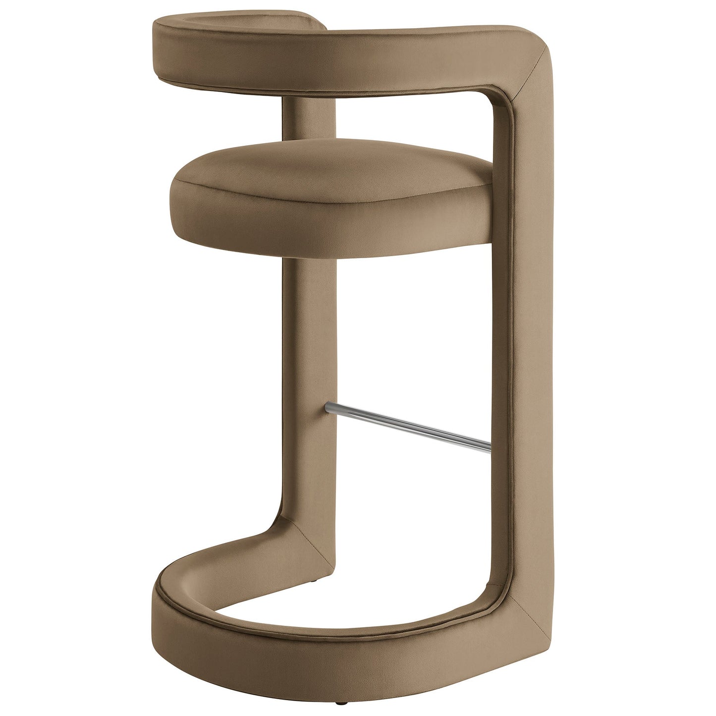 Winslow Performance Velvet Bar Stool by Modway EEI-7108-TAU
