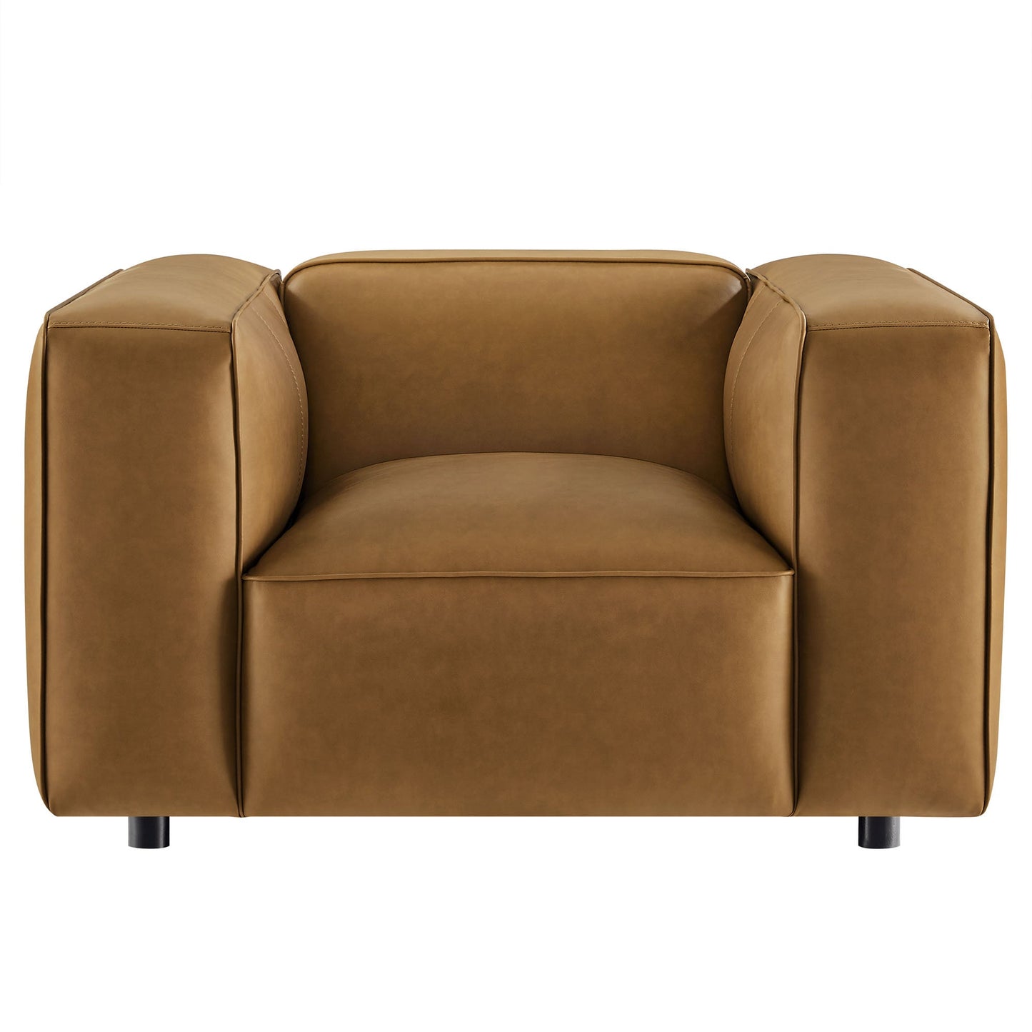 Auren Upholstered Vegan Leather Modular Armchair by Modway EEI-7120-CAM