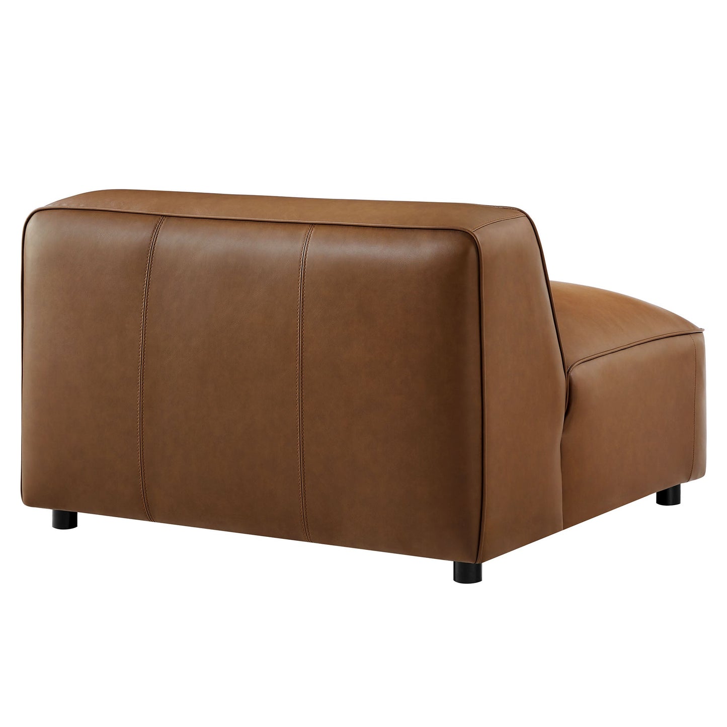 Auren Upholstered Vegan Leather Modular Armless Chair by Modway EEI-7121-COF