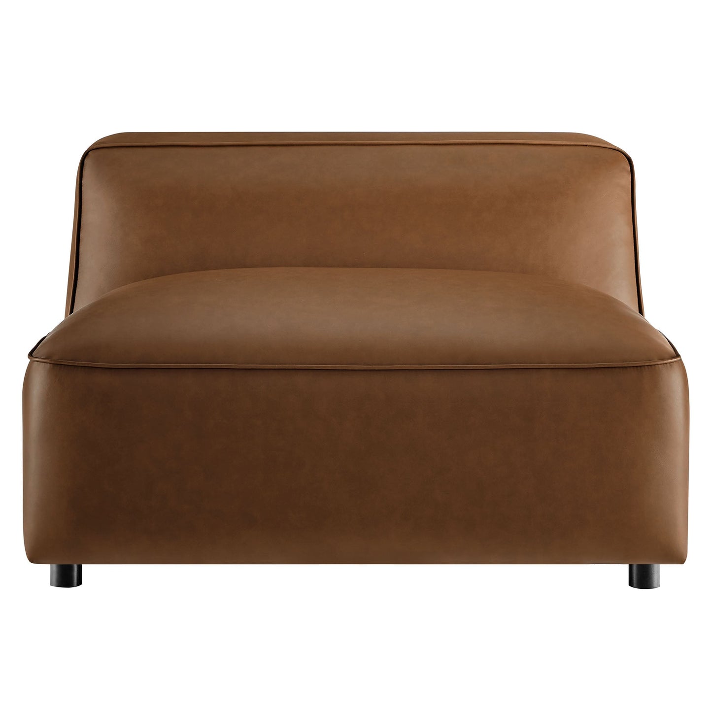Auren Upholstered Vegan Leather Modular Armless Chair by Modway EEI-7121-COF