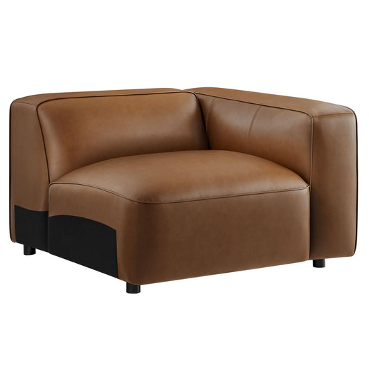Auren Upholstered Vegan Leather Modular Right Armchair by Modway EEI-7122-COF